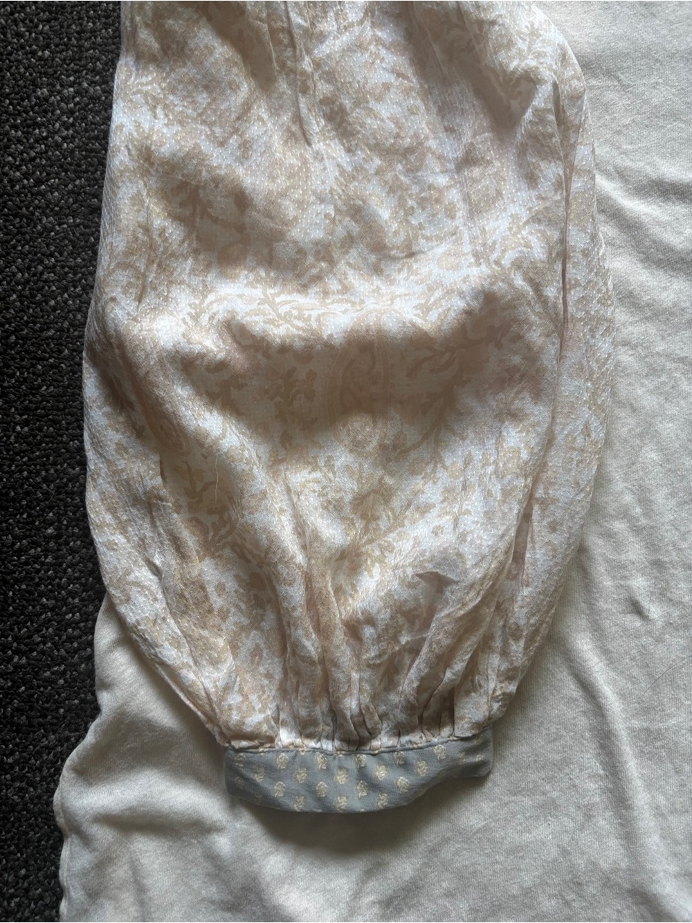 We The Free Cream Balloon-Sleeve Top - Picture 8 of 8